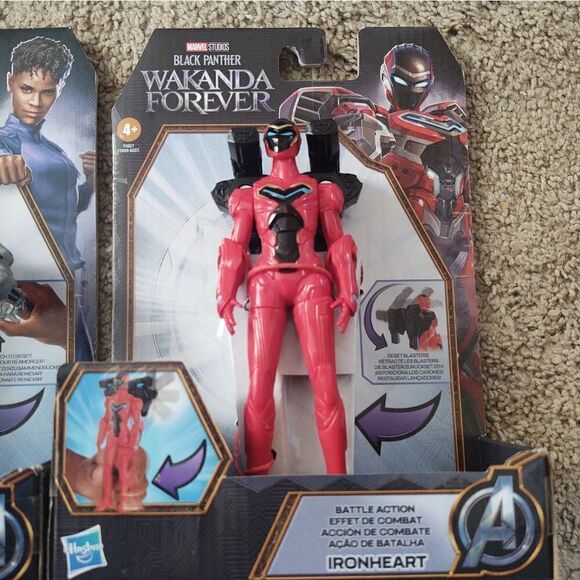Black Panther Wakanda Forever Shuri & Ironheart 6" Inch Action Figured BRAND NEW - Picture 3 of 4